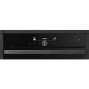 Hisense, 77 л, пиролитическая очистка, черный - Интегрируемый духовой шкаф