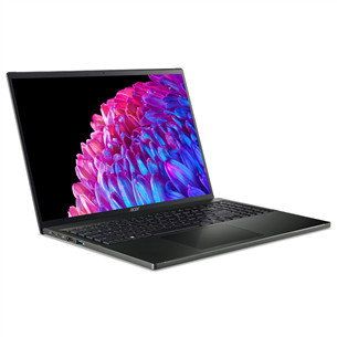 Acer Swift Edge 16 OLED, 16'', 3.2K, OLED, 120 Hz, Ryzen 7, 32 GB, 1 TB, US, juodas - Nešiojamasis kompiuteris