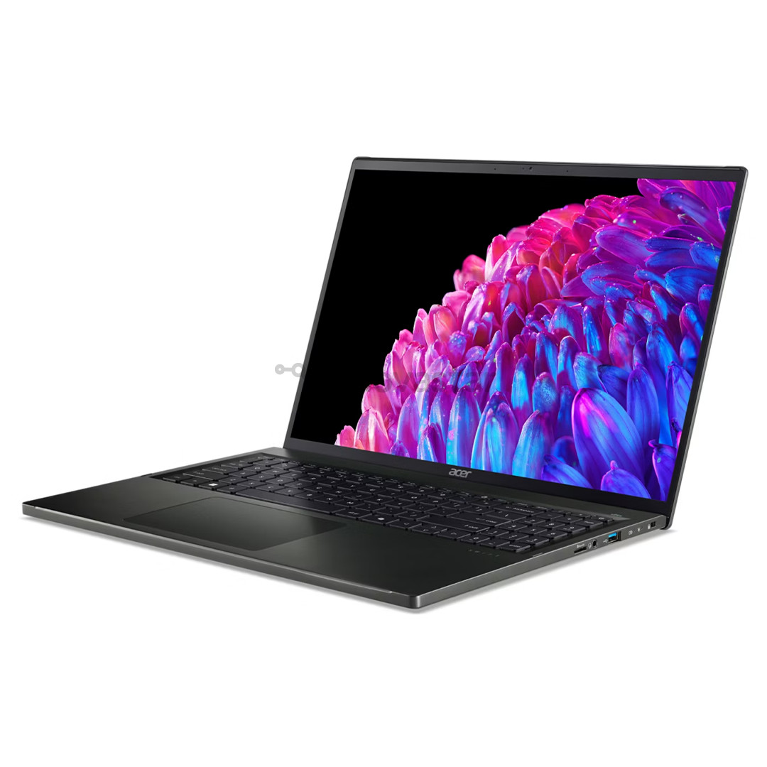 Acer Swift Edge 16 OLED, 16'', 3.2K, OLED, 120 Hz, Ryzen 7, 32 GB, 1 TB, US, juodas - Nešiojamasis kompiuteris