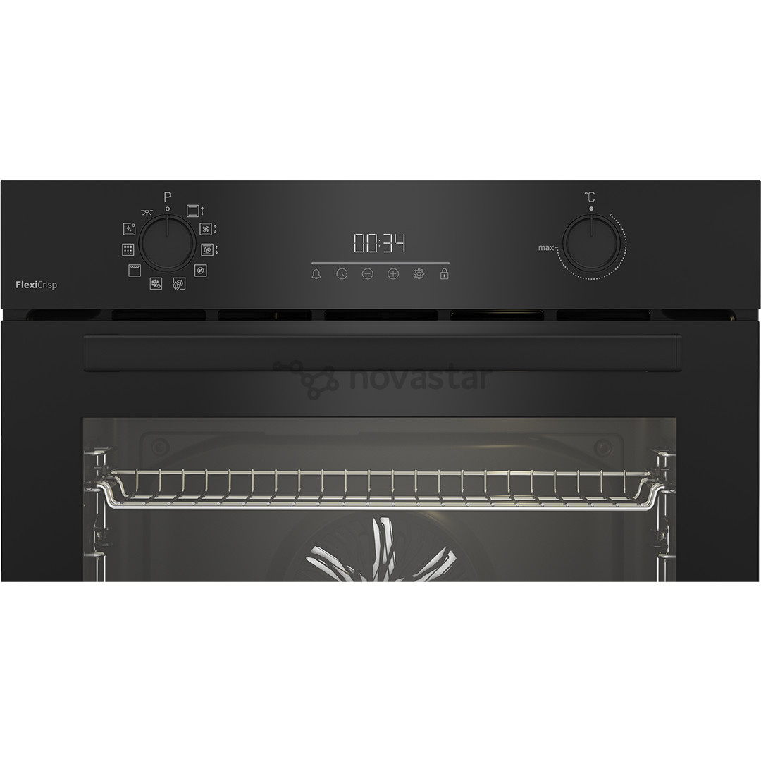 Orkaitė Beko, 72 L, pirolizė, juoda