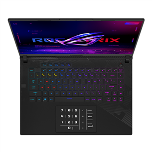 Nešiojamas kompiuteris Asus ROG Strix Scar 16, 16'', 2.5K, Mini LED, 240 Hz, i9, 32 GB, 2 TB, RTX 4080, ENG, juodas