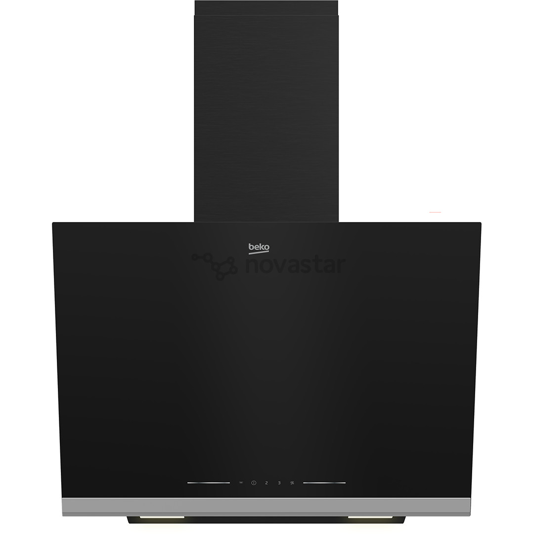 Beko, 720 m³/h, width 59.5 cm, black - Cooker hood