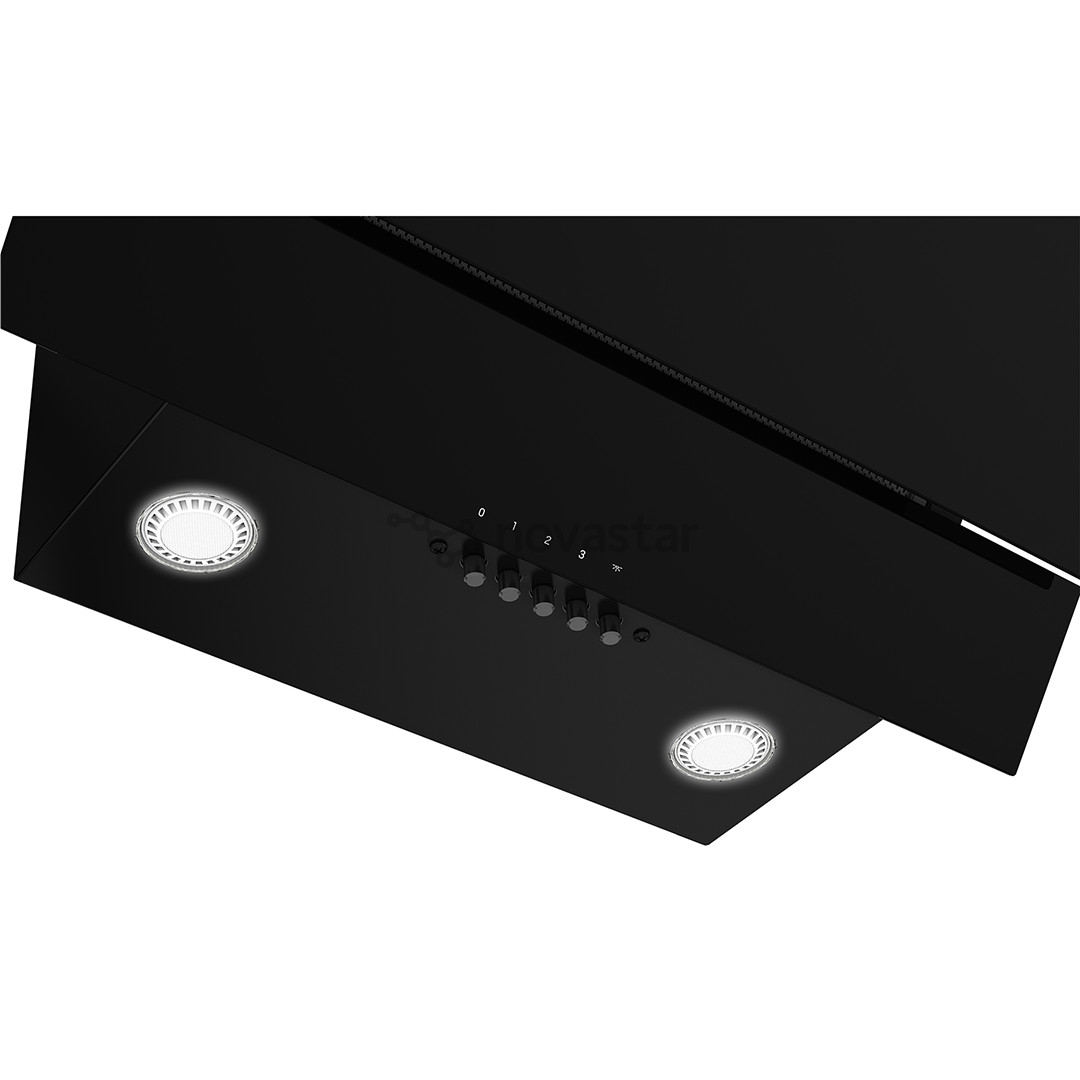 Beko, 400 m³/h, width 59.5 cm, black - Cooker hood