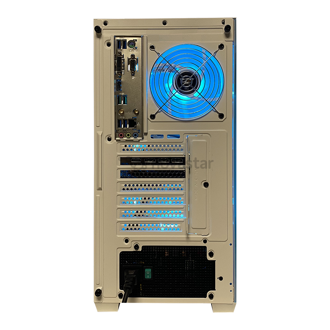 Intop Gaming R7 Aqua, Ryzen 7, 32 GB, 2 TB, RTX 4070, white - Desktop PC