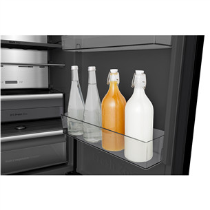 Hisense, NoFrost, 330 L, aukštis 186 cm, juodas - Šaldytuvas