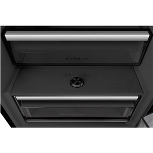 Hisense, NoFrost, 330 L, aukštis 186 cm, juodas - Šaldytuvas