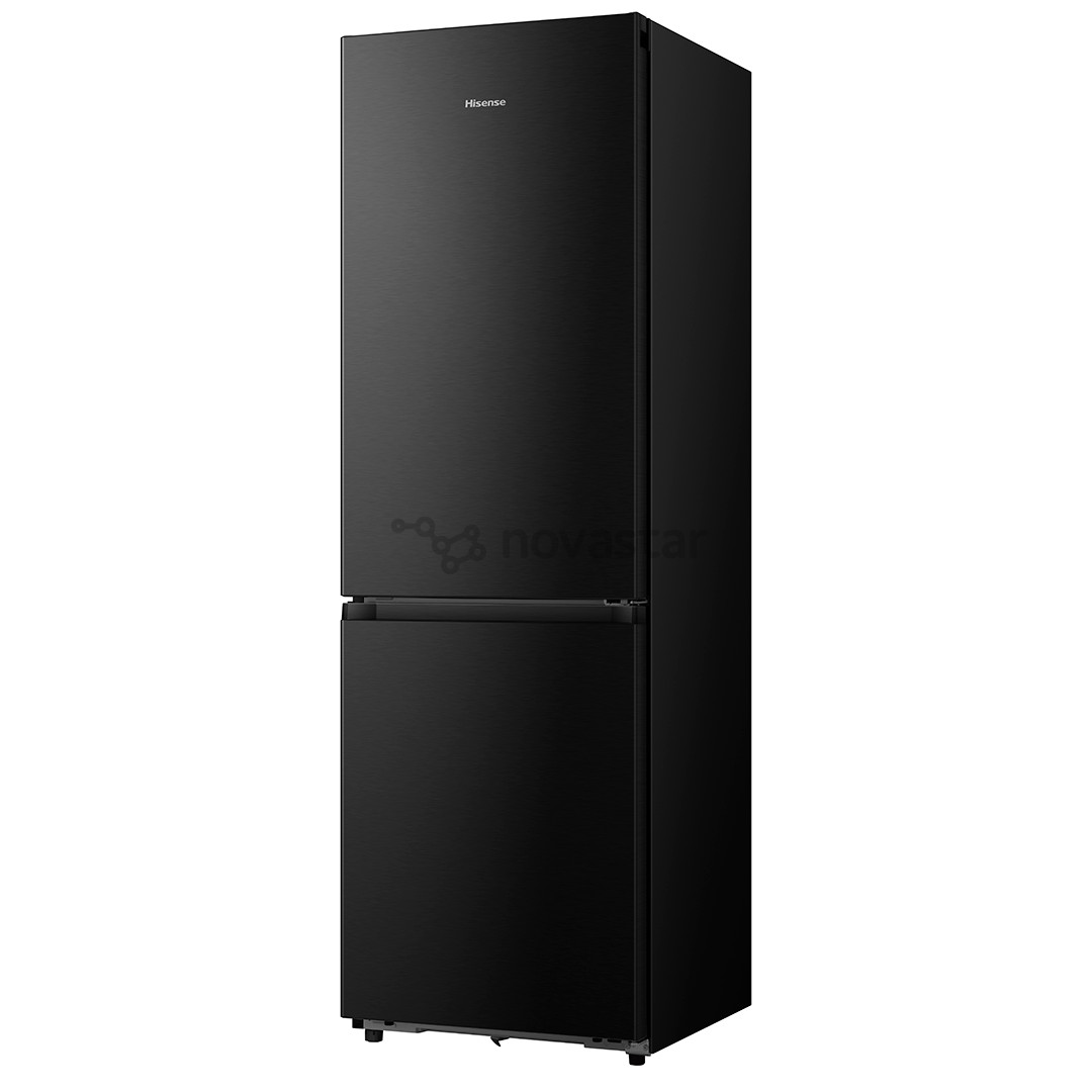 Hisense, NoFrost, 330 L, aukštis 186 cm, juodas - Šaldytuvas