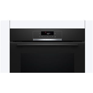 Bosch, 71 л, пиролитическая очистка, черный - Интегрируемый духовой шкаф