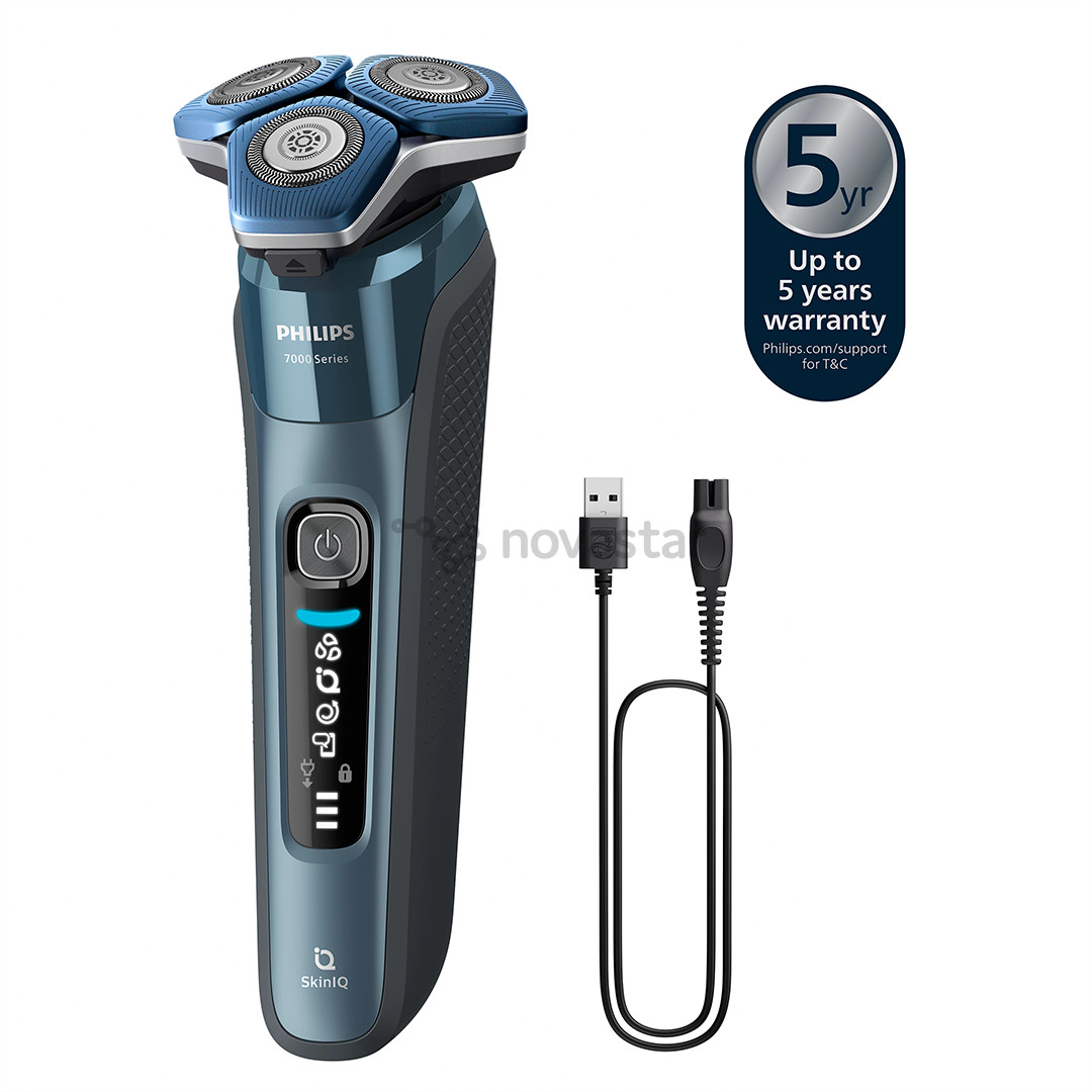 Philips Shaver series 7000, Wet & Dry, mėlyna - Barzdaskutė
