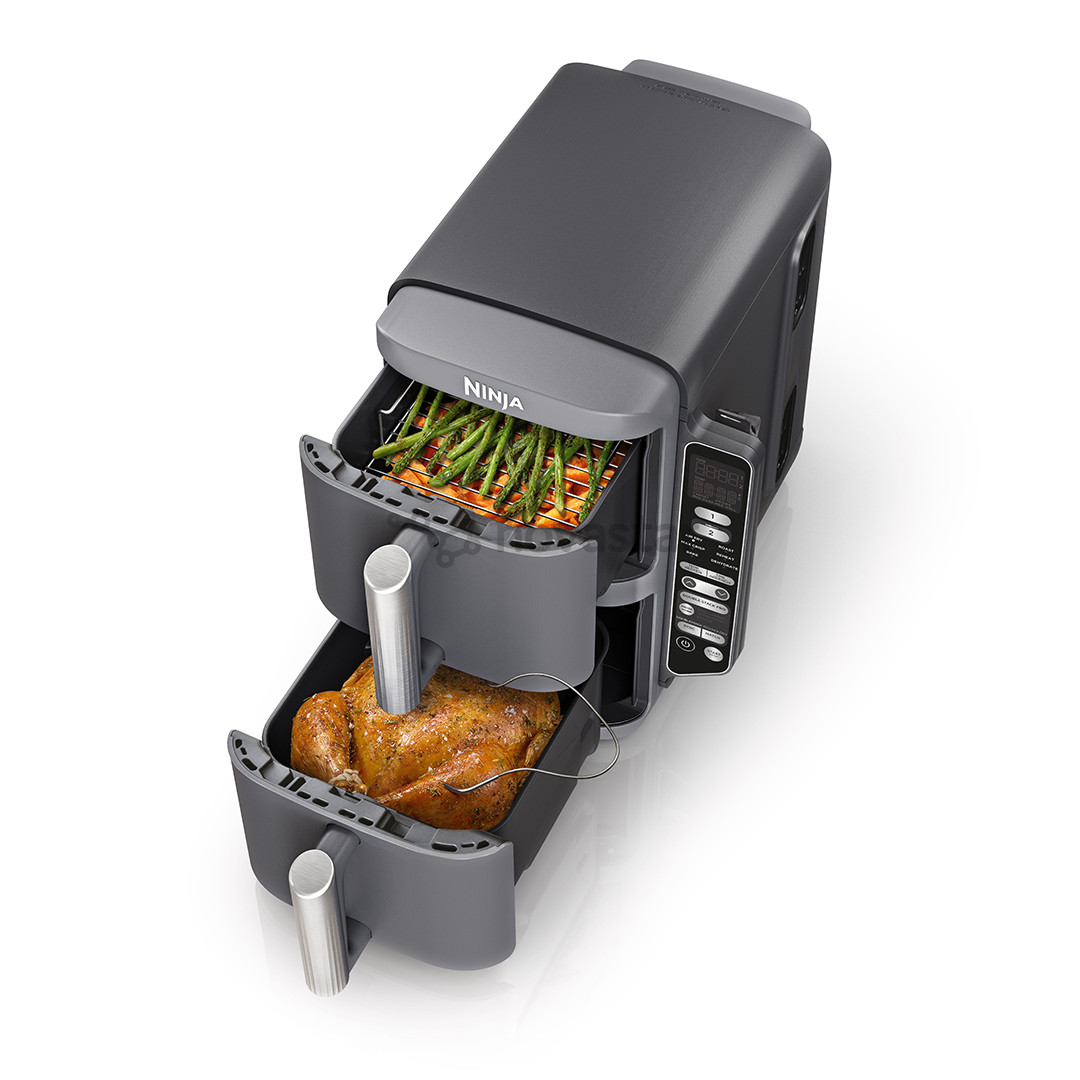 Ninja Double Stack XL 9.5L, 2470 W, grey -  Air Fryer + probe