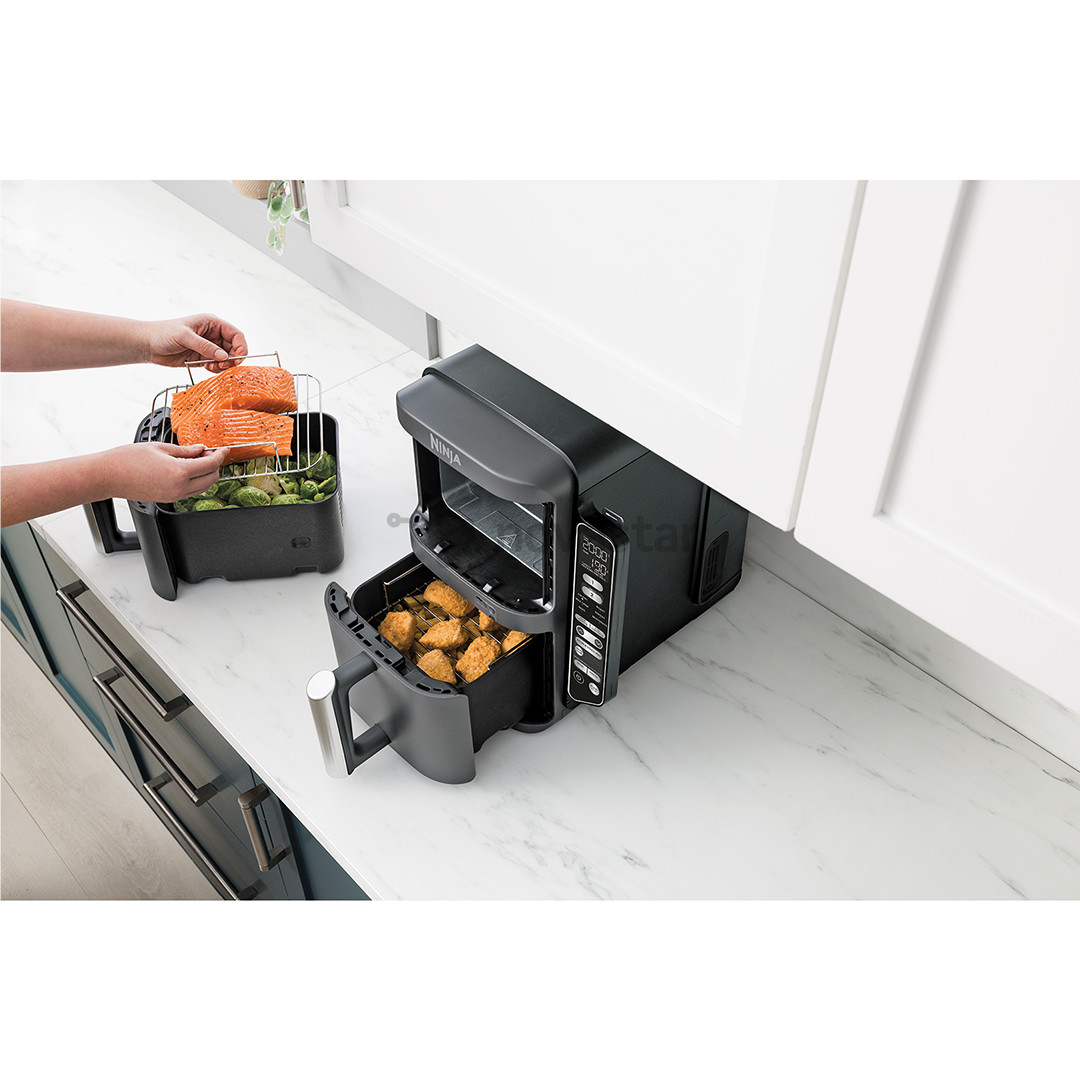 Ninja Double Stack XL 9.5L, 2470 W, grey -  Air Fryer + probe