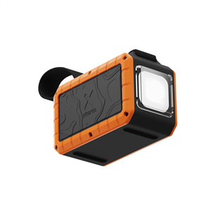 Išorinė baterija Xtorm XR204 Rugged Flashlight Powerbank, 40000 mAh, juoda / oranžinė