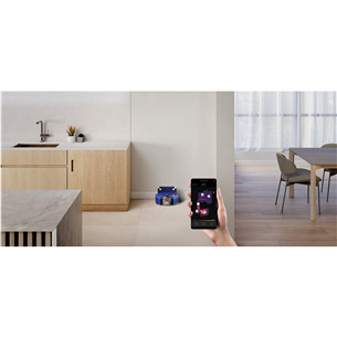 Dyson 360 Vis Nav, mėlynas/nikelio spalvos - Dulkių siurblys robotas