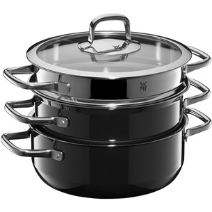 WMF Fusiontec Compact, 3 pcs, black - Cookware Set