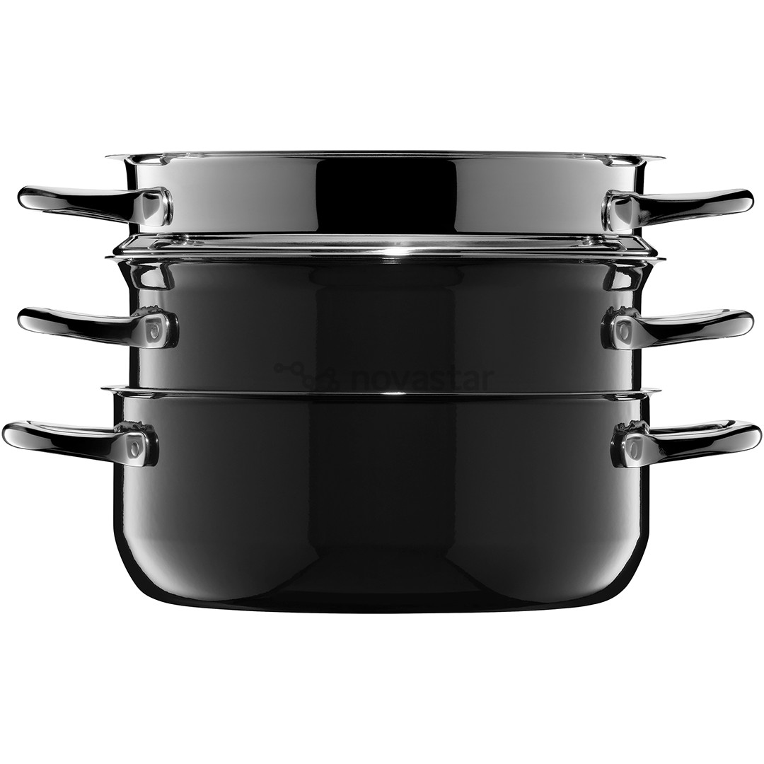 WMF Fusiontec Compact, 3 pcs, black - Cookware Set