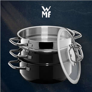 WMF Fusiontec Compact, 3 pcs, black - Cookware Set
