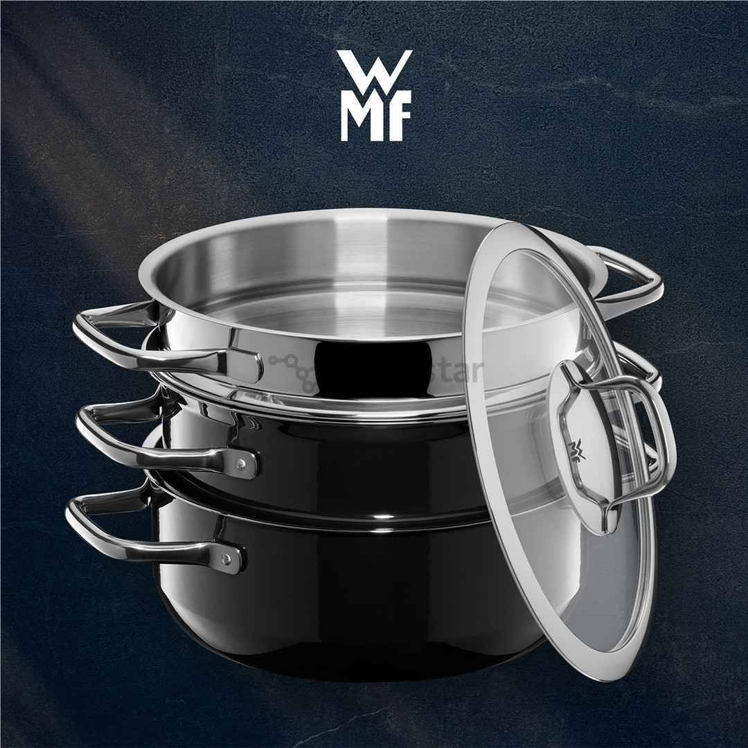WMF Fusiontec Compact, 3 pcs, black - Cookware Set