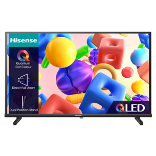 Hisense A5KQ, 32", Full HD, QLED, black - Televizorius