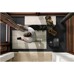 Dulkių siurblys robotas Shark PowerDetect NeverTouch Pro, Wet & Dry, juodas