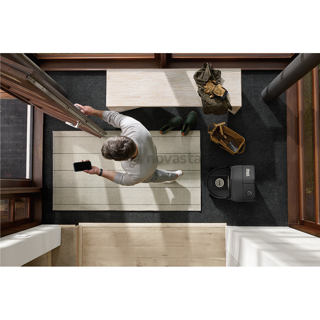 Dulkių siurblys robotas Shark PowerDetect NeverTouch Pro, Wet & Dry, juodas