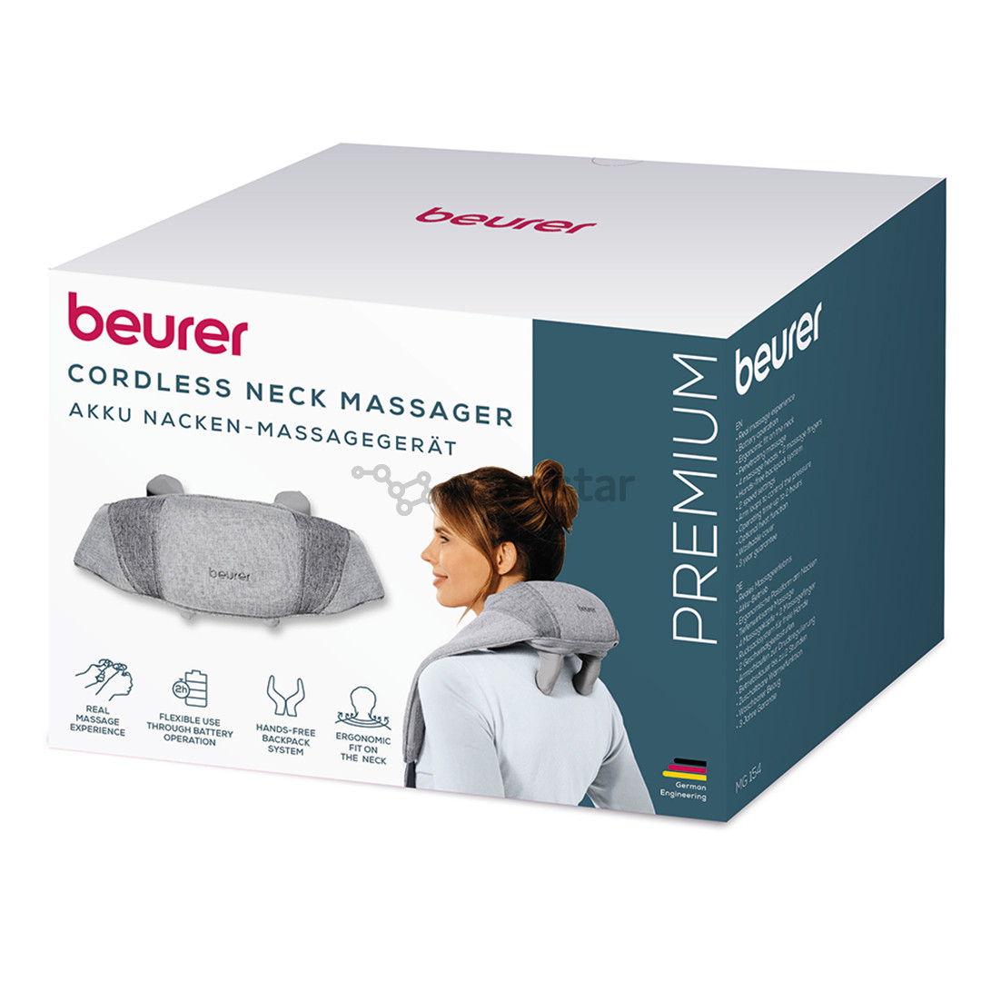 Belaidis kaklo masažuoklis Beurer, pilkas