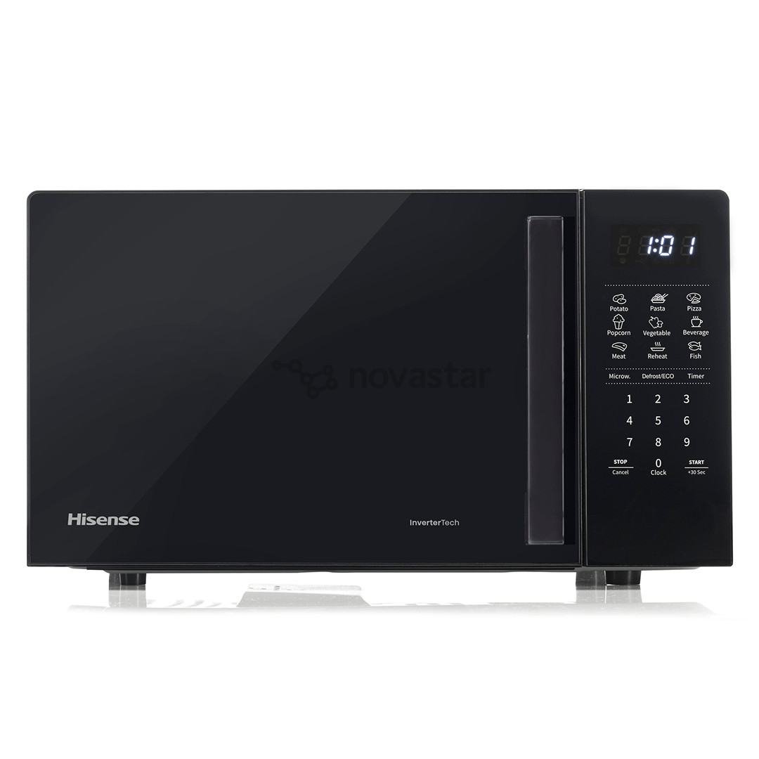 Hisense, 20 L, 700 W, black - Microwave oven