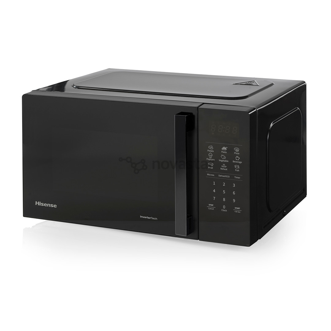 Hisense, 20 L, 700 W, black - Microwave oven