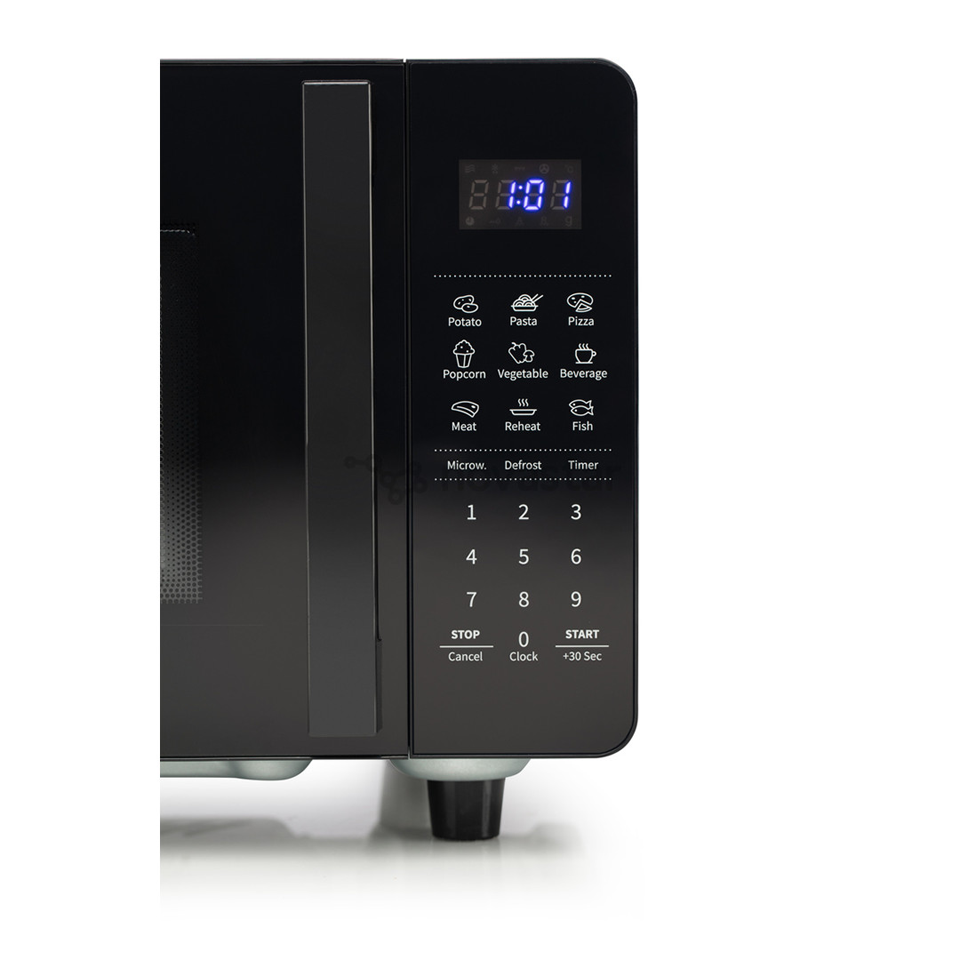 Mikrobangų krosnelė Hisense, 20 L, 700 W, juoda