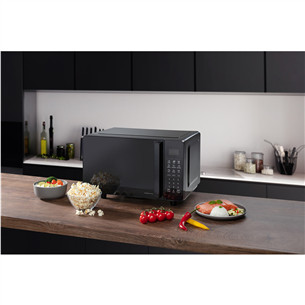 Mikrobangų krosnelė Hisense, 20 L, 700 W, juoda
