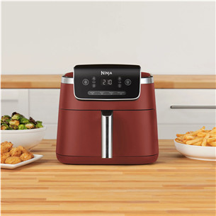 Karšto oro gruzdintuvė Ninja Air Fryer PRO 4.7 L, 1750 W, raudona