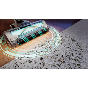 Belaidis dulkių siurblys  Shark PowerDetect Clean & Empty, smėlio spalvos/pilkas