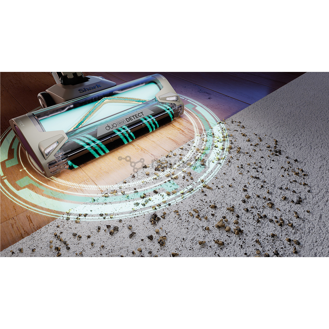 Belaidis dulkių siurblys  Shark PowerDetect Clean & Empty, smėlio spalvos/pilkas