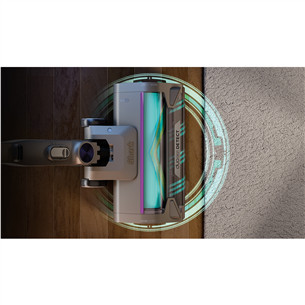 Belaidis dulkių siurblys  Shark PowerDetect Clean & Empty, smėlio spalvos/pilkas