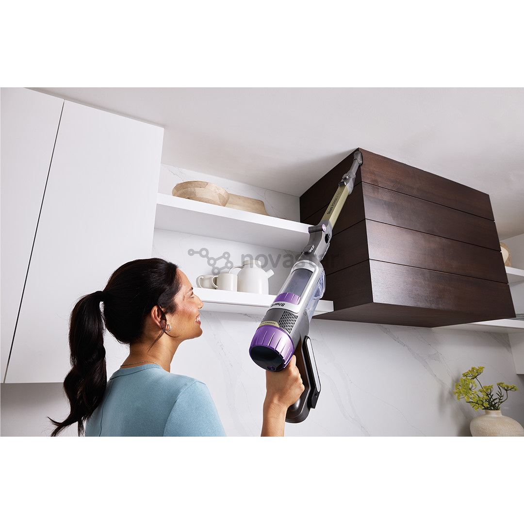 Belaidis dulkių siurblys  Shark PowerDetect Clean & Empty, smėlio spalvos/pilkas