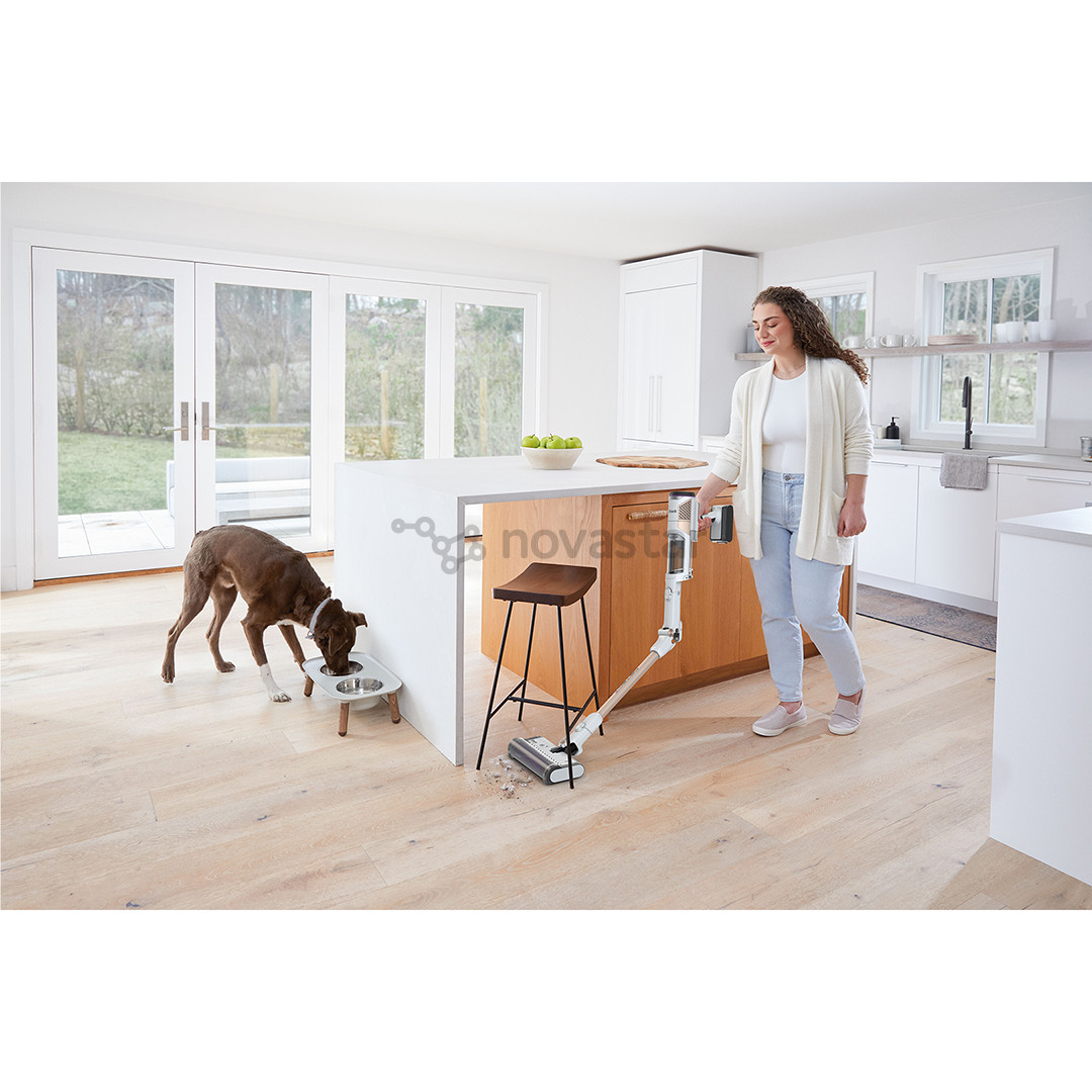 Shark Detect Clean & Empty, baltas - Belaidis dulkių siurblys