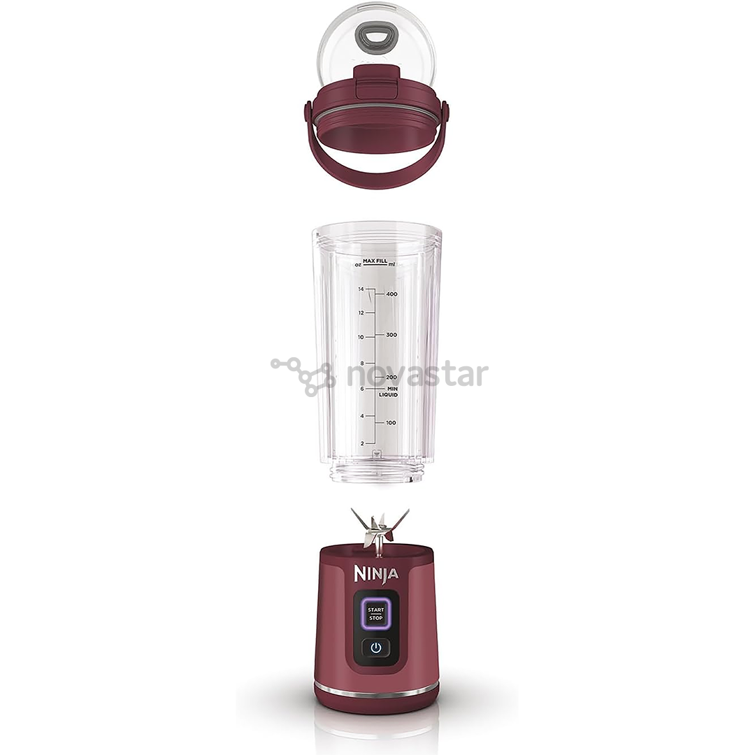 Ninja Blast, red - Portable cordless blender