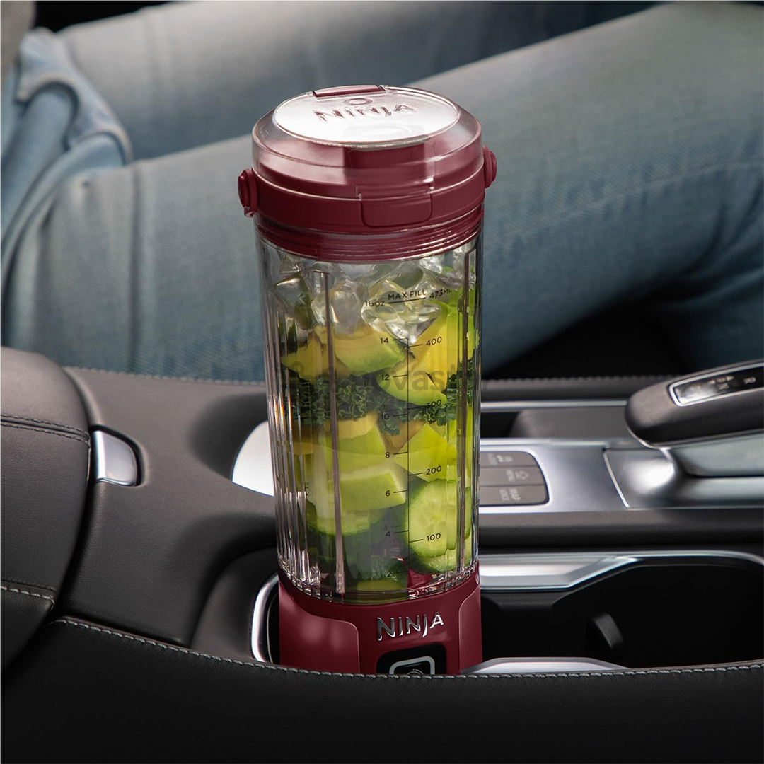 Ninja Blast, red - Portable cordless blender