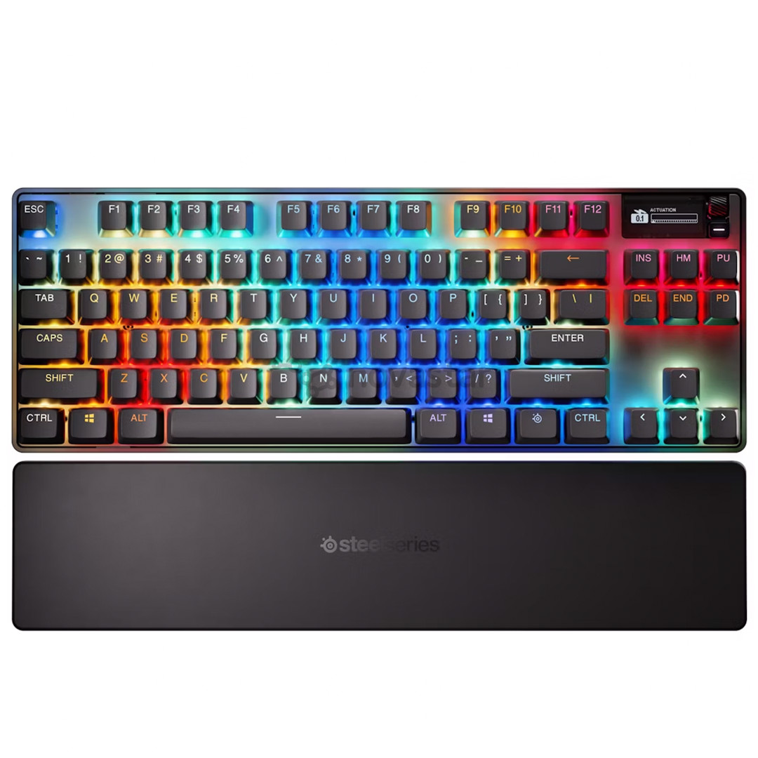 Belaidė klaviatūra Steelseries Apex Pro TKL Wireless Gen 3, US, juoda