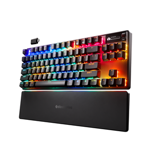 Belaidė klaviatūra Steelseries Apex Pro TKL Wireless Gen 3, US, juoda