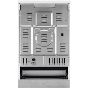 Electrolux 600 Series, 58 L, plotis 50 cm, balta - Viryklė