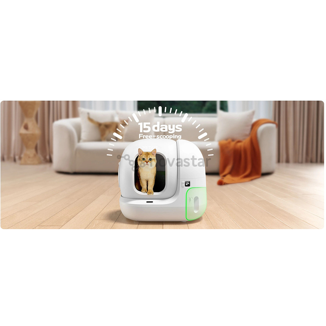 Petkit Pura MAX 2, 7 L, white - Automatic self-cleaning litter box