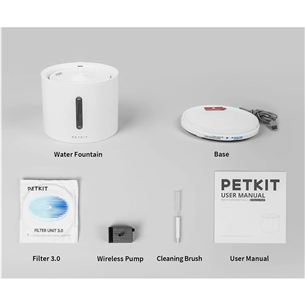 Gyvūnų vandens fontanas Petkit EverSweet Solo 2, 2 L, baltas
