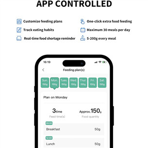 Petkit Fresh Element Infinity 5 L, balta - Išmanioji šėrykla