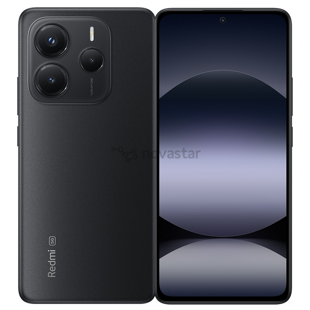 Išmanusis telefonas Xiaomi Redmi Note 14 5G, 6 GB, 128 GB, juodas