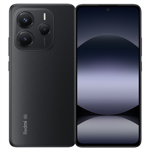 Išmanusis telefonas Xiaomi Redmi Note 14 5G, 8 GB, 256 GB, juodas
