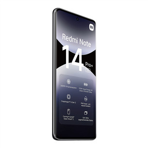Išmanusis telefonas Xiaomi Redmi Note 14 Pro+ 5G, juodas