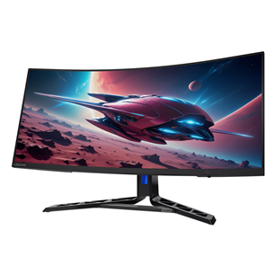 Monitorius Lenovo Legion R34w-30, 34'', WQHD, VA, 180 Hz, lenktas, juodas