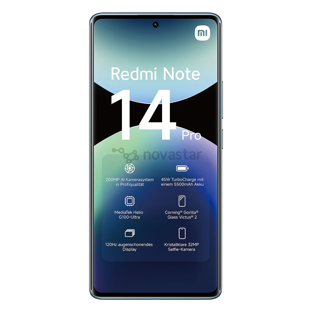 Išmanusis telefonas Xiaomi Redmi Note 14 Pro, 8 GB, 256 GB, mėlynas