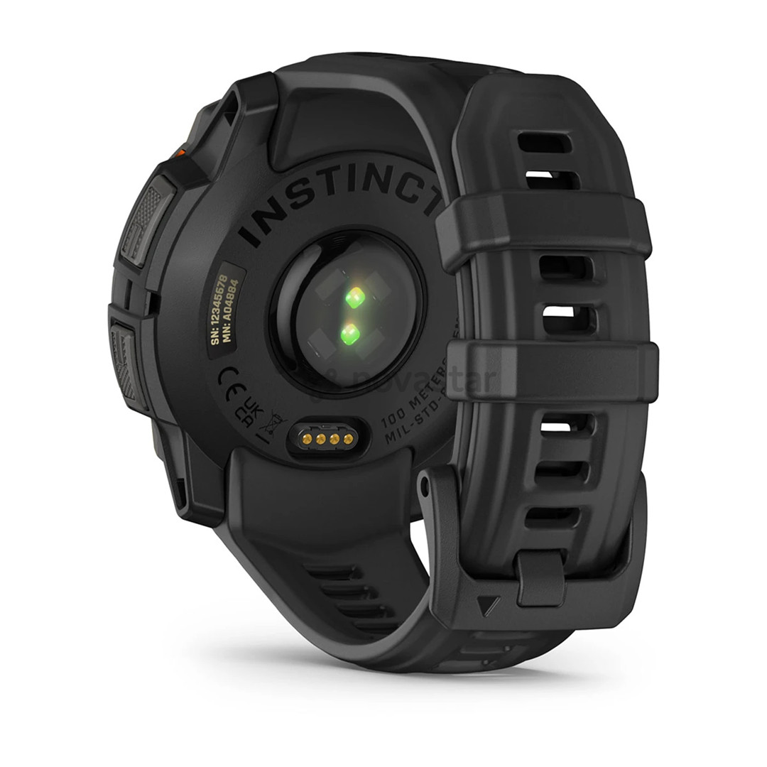 Sportinis laikrodis Garmin Instinct 3 Solar, 45 mm, juodas