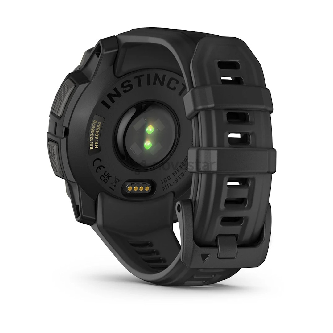 Garmin Instinct 3 AMOLED, 45 мм, черный - Спортивные часы